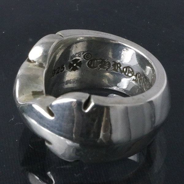CHROME HEARTS Double Fleurknee Ring Silver Size ONE SIZE