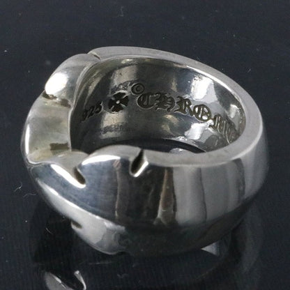 CHROME HEARTS Double Fleurknee Ring Silver Size ONE SIZE