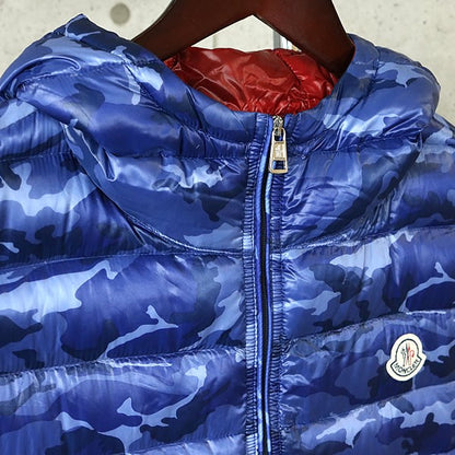 MONCLER Patrick Camo Light Down Jacket Size 5