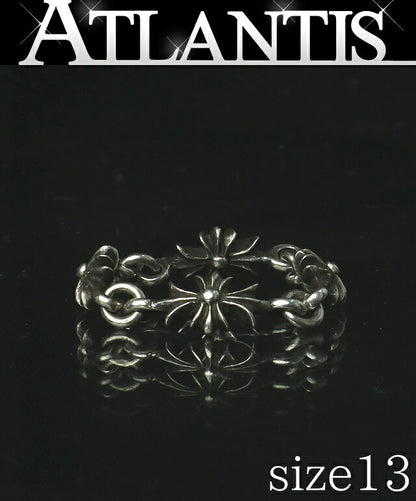 CHROME HEARTS Tiny E CH Plus Ring Silver Size ONE SIZE