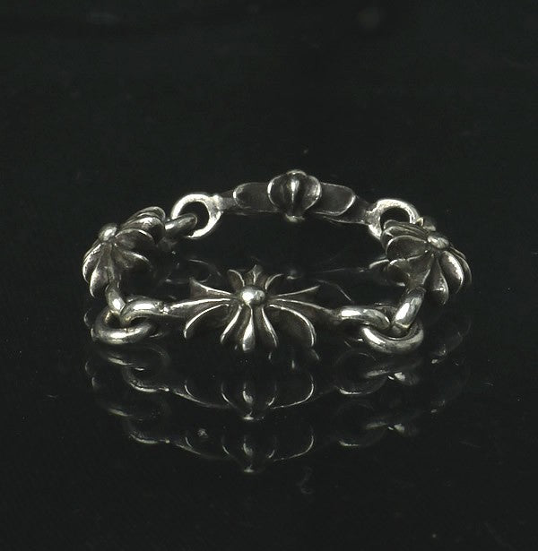 CHROME HEARTS Tiny E CH Plus Ring Silver Size ONE SIZE