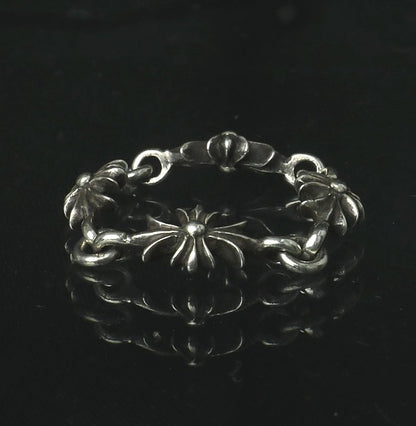 CHROME HEARTS Tiny E CH Plus Ring Silver Size ONE SIZE