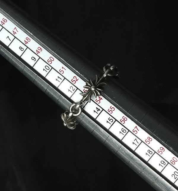 CHROME HEARTS Tiny E CH Plus Ring Silver Size ONE SIZE