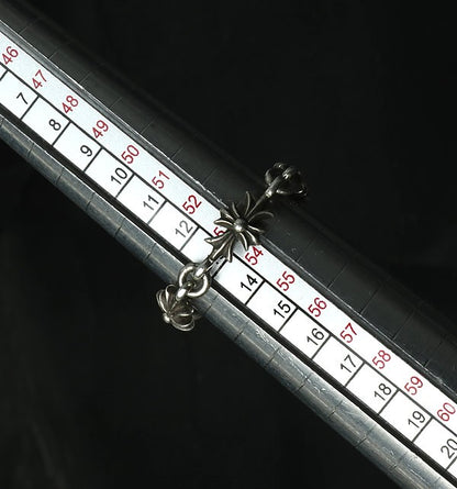 CHROME HEARTS Tiny E CH Plus Ring Silver Size ONE SIZE