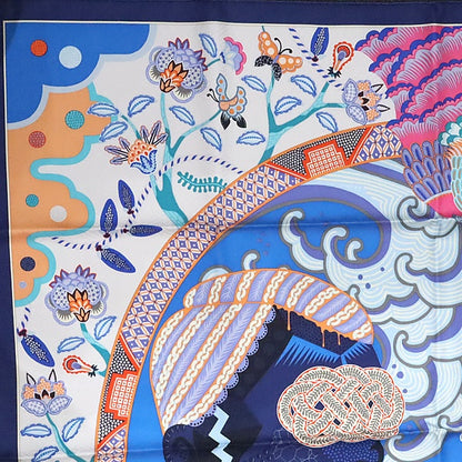 HERMES FW21 Duo Cosmique Silk Carré 90 Scarf Size ONE SIZE
