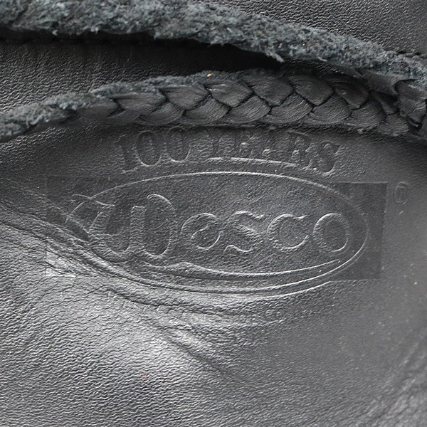 CHROME HEARTS x WESCO Dagger Zip Leather Boots SV925 Size 8