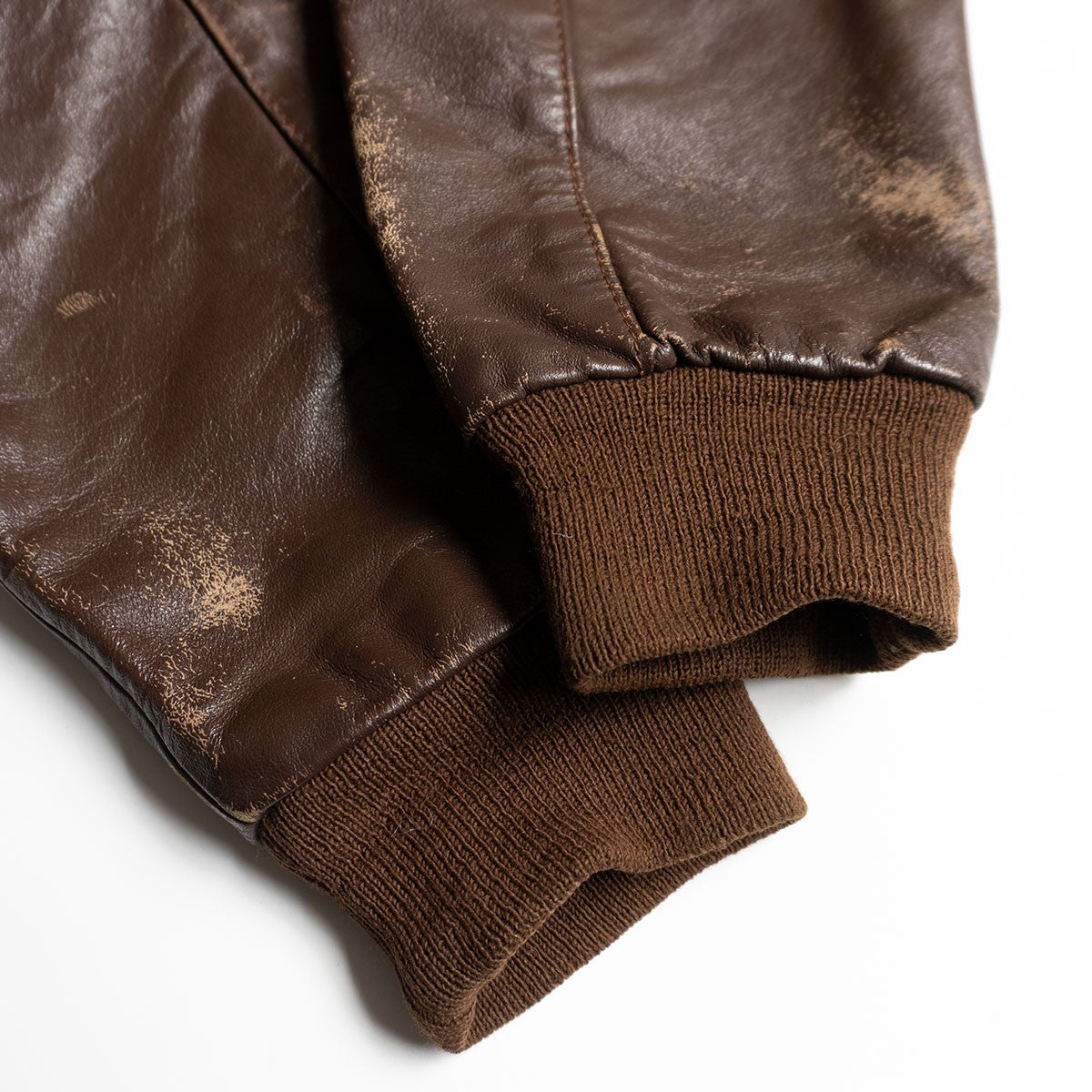 Eastman Leather Clothing A-2 Leather Flight Jacket Brown Size M