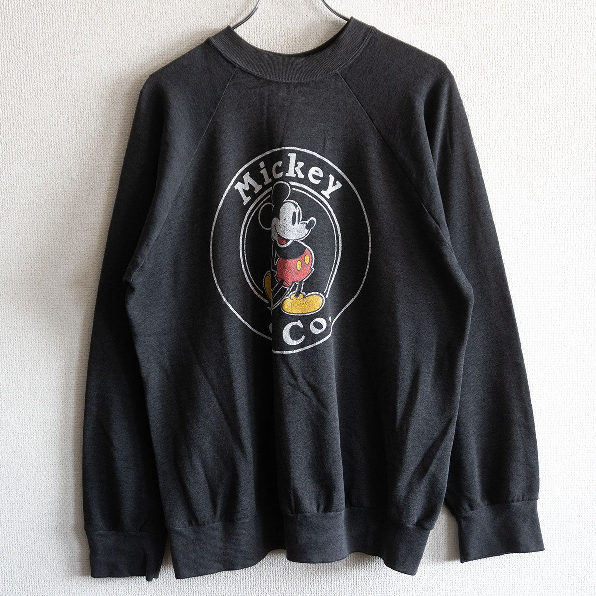 VINTAGE DISNEY 90S Mickey Raglan Sweatshirt Size L