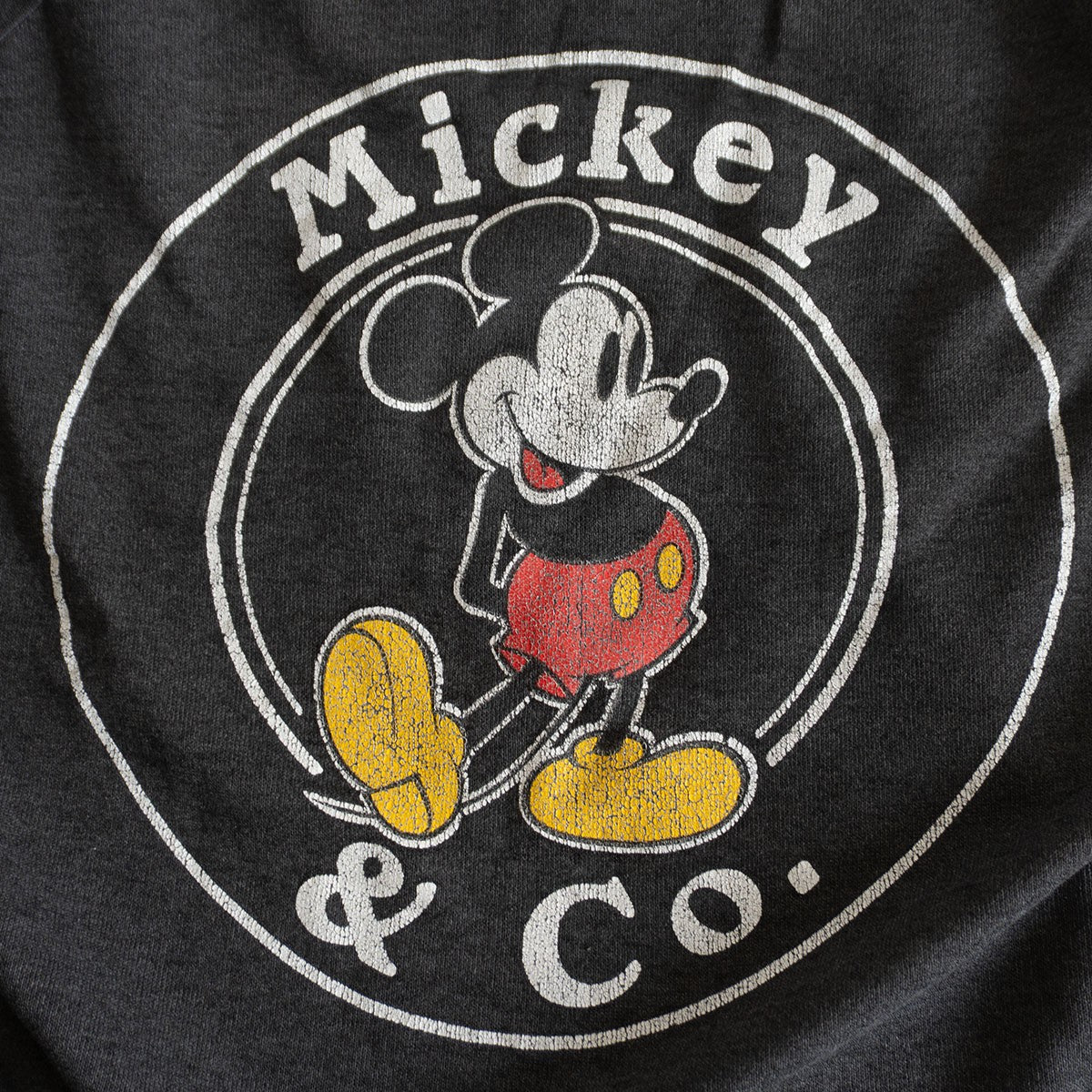 VINTAGE DISNEY 90S Mickey Raglan Sweatshirt Size L