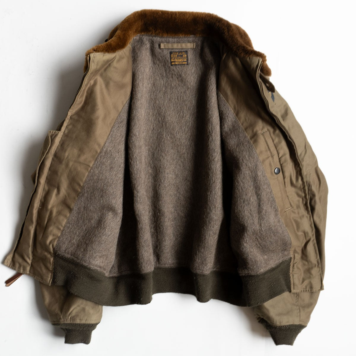 BUZZ RICKSON B-10 Flight Jacket Alpaca Lined Size S