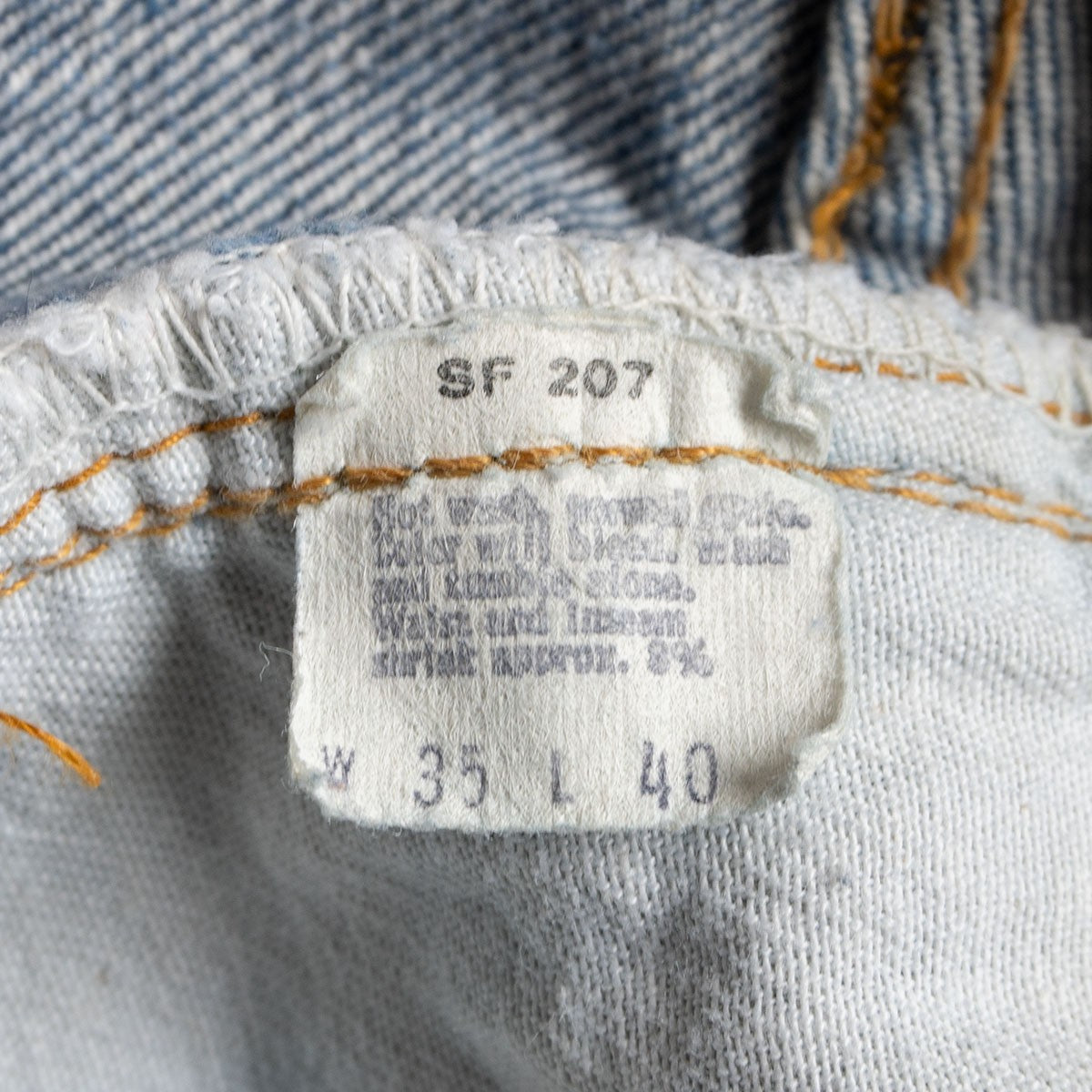 Levi's x USA 70S 501 66 Redline Jeans Denim Pants Size 35×40