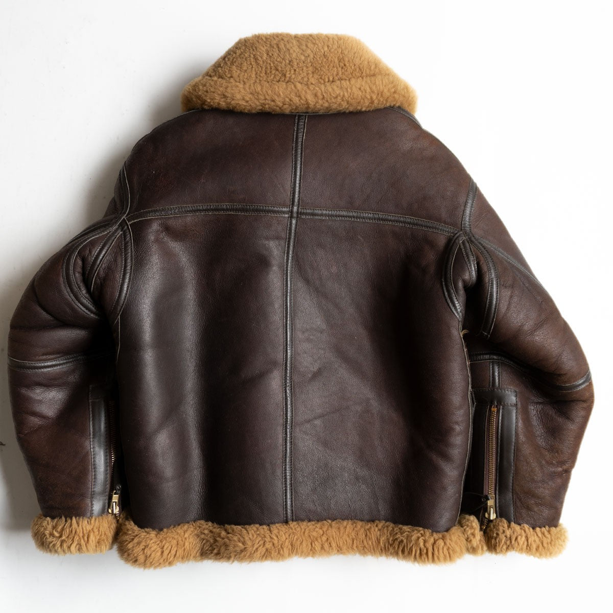 AVIATION LEATHER CRAFT RAF Irvin Shearling Jacket Size 40