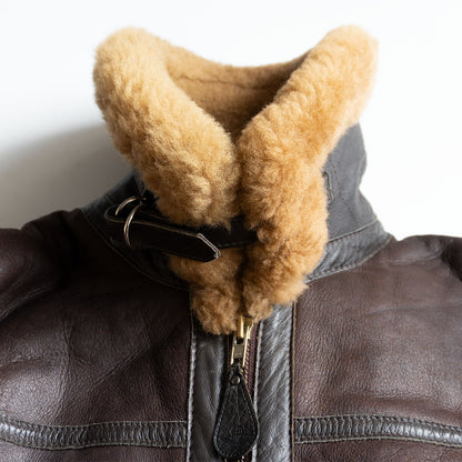 AVIATION LEATHER CRAFT RAF Irvin Shearling Jacket Size 40