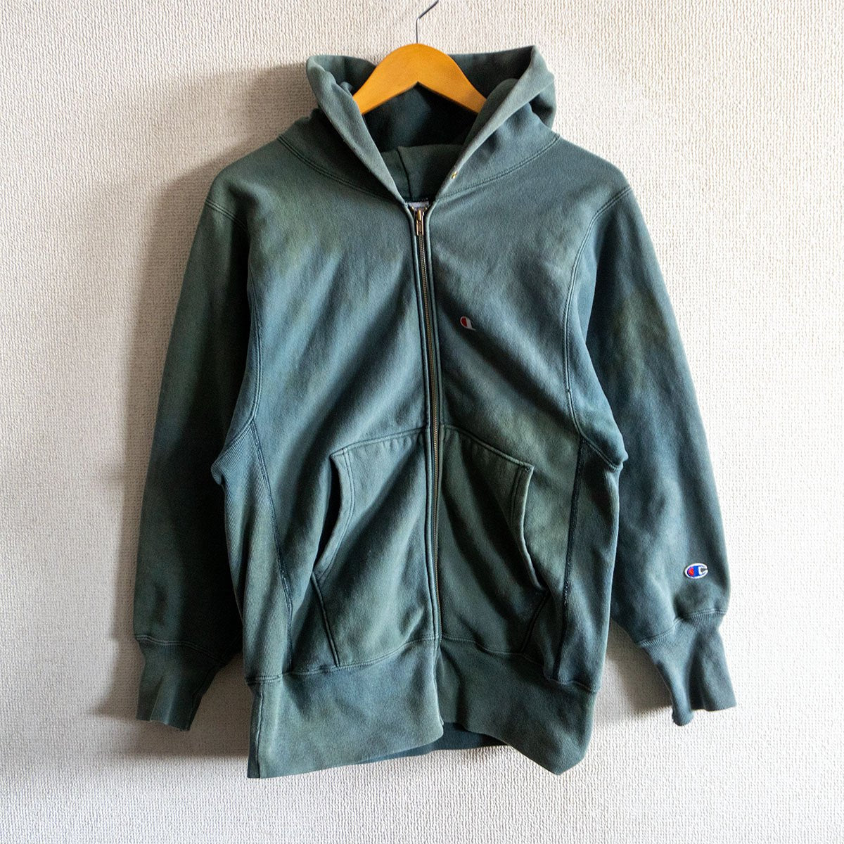 Champion 90S Reverse Weave Zip Hoodie Size M