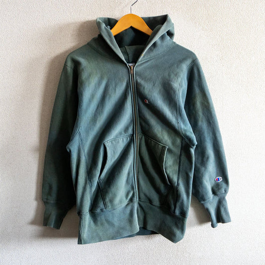 Champion 90S Reverse Weave Zip Hoodie Size M