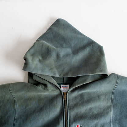 Champion 90S Reverse Weave Zip Hoodie Size M