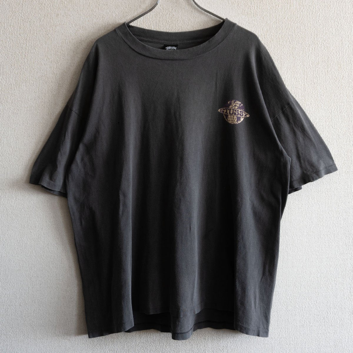 Stussy 80S Double-sided print T-shirt Size XXL