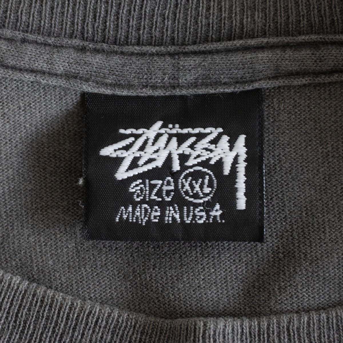 Stussy 80S Double-sided print T-shirt Size XXL