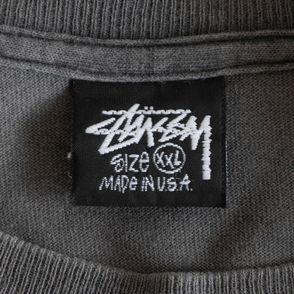 Stussy 80S Double-sided print T-shirt Size XXL