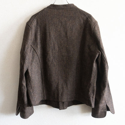 ANATOMICA Shetland Tweed Dolman Jacket Size XL
