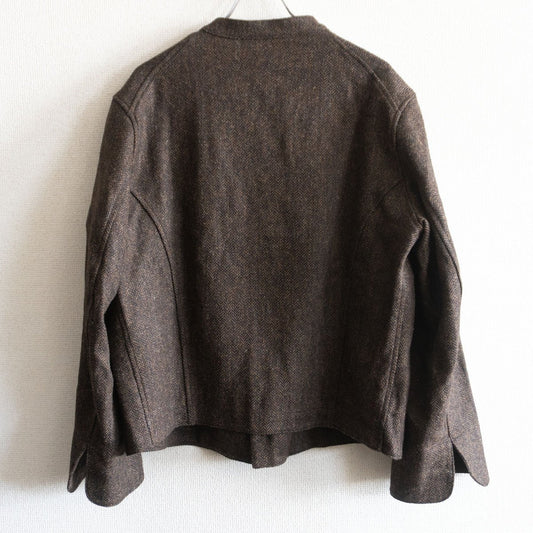 ANATOMICA Shetland Tweed Dolman Jacket Size XL