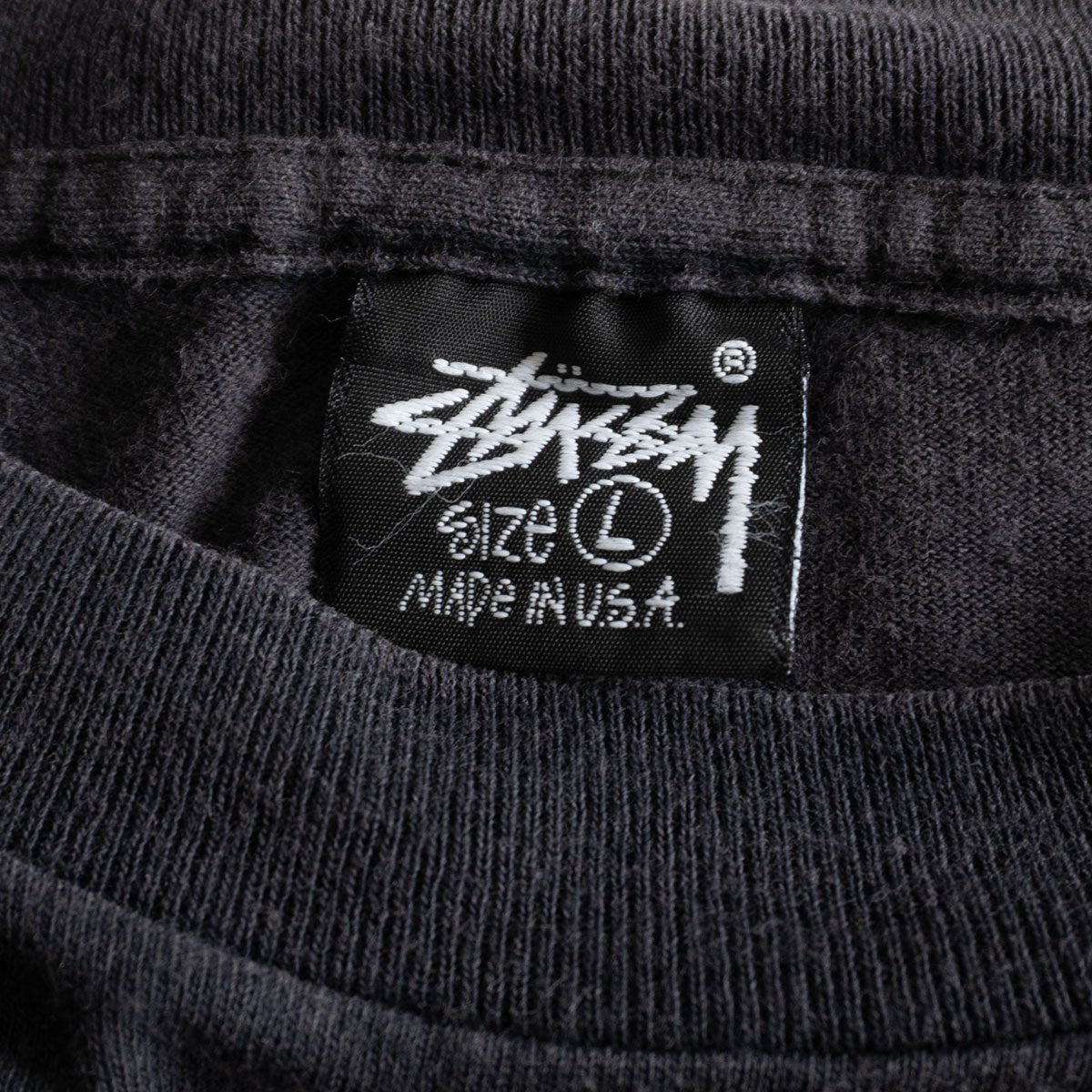 Stussy 80S Double-sided print T-shirt Size L