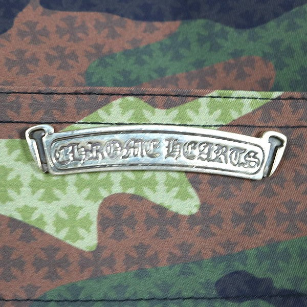 CHROME HEARTS Carpenter Double Knee Camo Nylon Pants Size 31