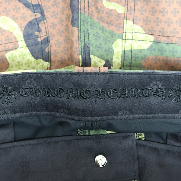CHROME HEARTS Carpenter Double Knee Camo Nylon Pants Size 31