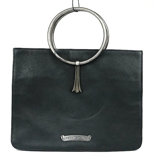 CHROME HEARTS Cross Tail Ring Bag Black Size ONE SIZE