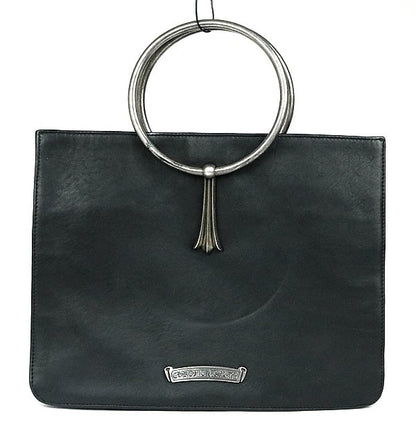 CHROME HEARTS Cross Tail Ring Bag Black Size ONE SIZE