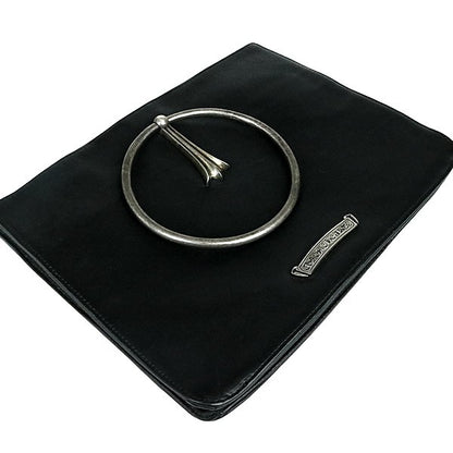 CHROME HEARTS Cross Tail Ring Bag Black Size ONE SIZE