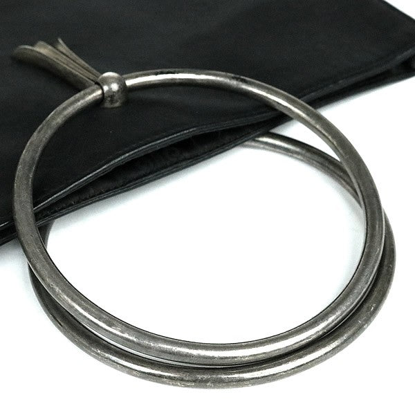 CHROME HEARTS Cross Tail Ring Bag Black Size ONE SIZE