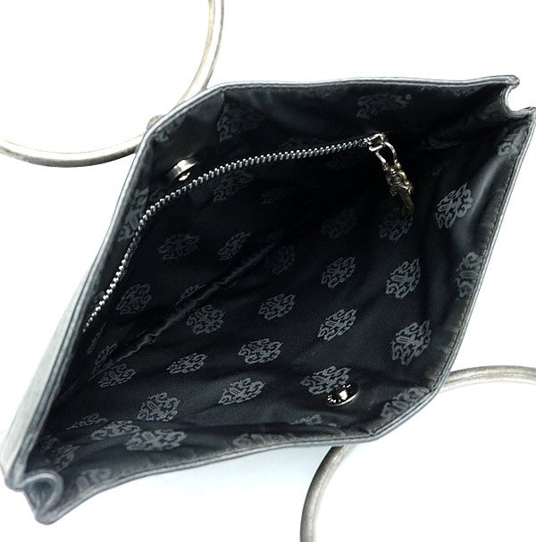 CHROME HEARTS Cross Tail Ring Bag Black Size ONE SIZE