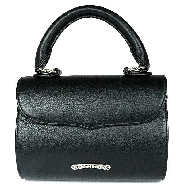 CHROME HEARTS ADAMS BS Flare Leather Handbag Size ONE SIZE