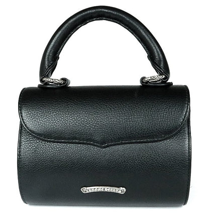 CHROME HEARTS ADAMS BS Flare Leather Handbag Size ONE SIZE