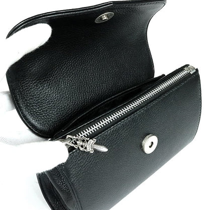 CHROME HEARTS ADAMS BS Flare Leather Handbag Size ONE SIZE