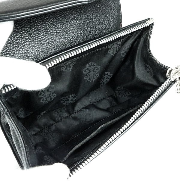 CHROME HEARTS ADAMS BS Flare Leather Handbag Size ONE SIZE