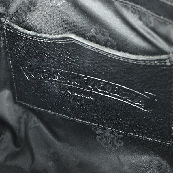 CHROME HEARTS ADAMS BS Flare Leather Handbag Size ONE SIZE