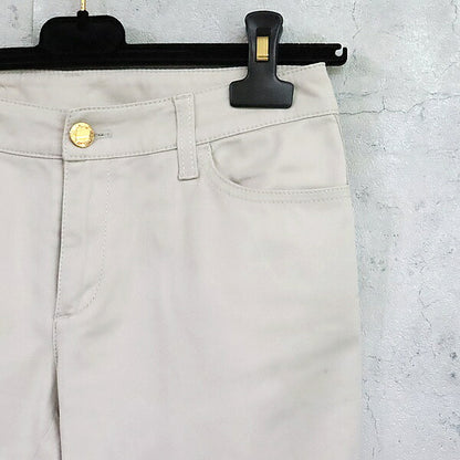 Louis Vuitton Side Panel Cotton Pants White Beige Size 34
