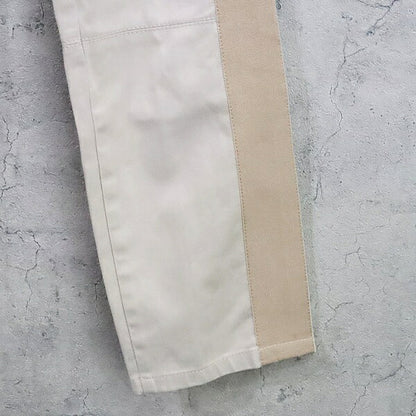 Louis Vuitton Side Panel Cotton Pants White Beige Size 34