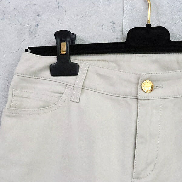 Louis Vuitton Side Panel Cotton Pants White Beige Size 34