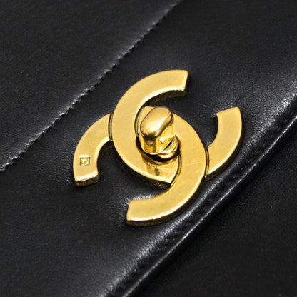 CHANEL Mademoiselle Top Lambskin Handbag Size ONE SIZE