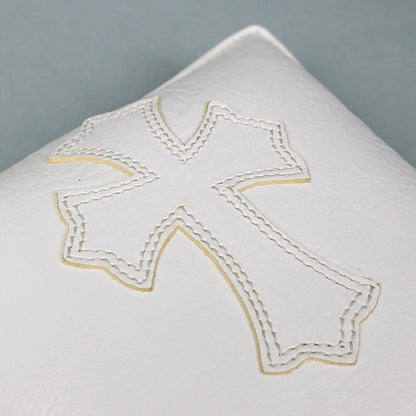 CHROME HEARTS White Leather Paperweight