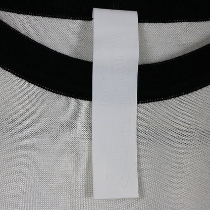 CHROME HEARTS Y NOT Cross Patch Long Sleeve Tee White Size XL