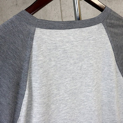 CHROME HEARTS Y NOT Cross Patch Long Sleeve Tee Gray Size XL