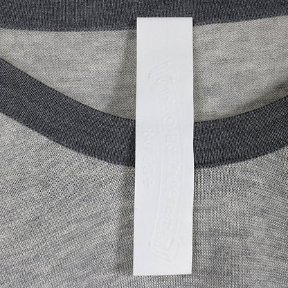 CHROME HEARTS Y NOT Cross Patch Long Sleeve Tee Gray Size XL