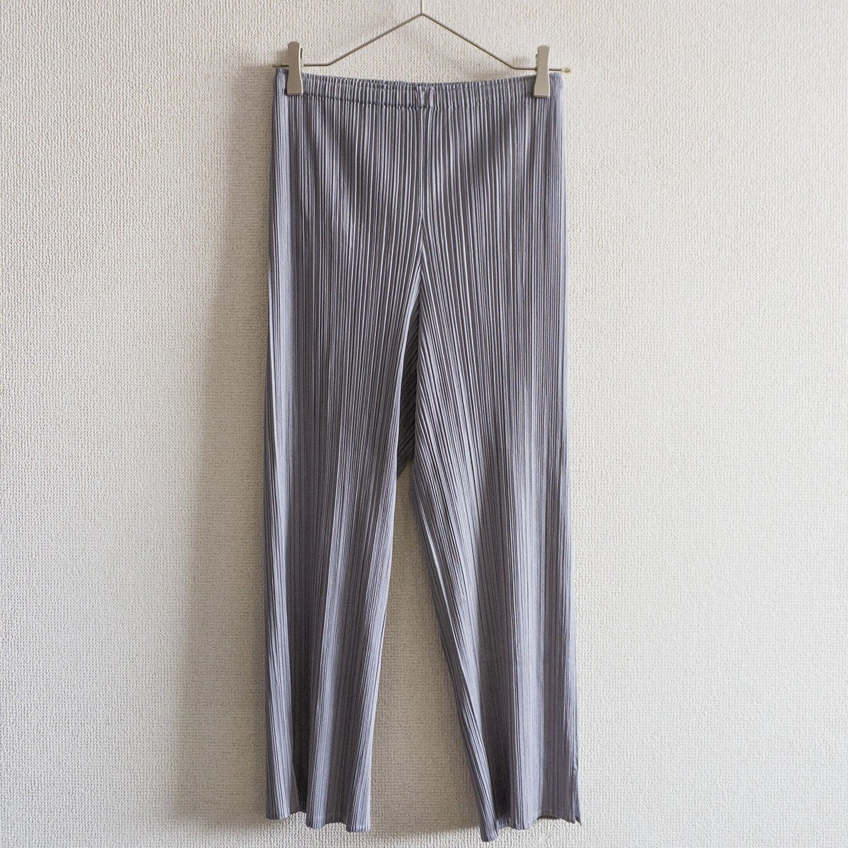 PLEATS PLEASE Pleated Pants Gray Size 5