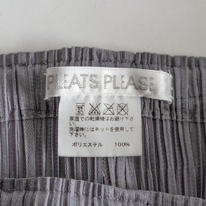PLEATS PLEASE Pleated Pants Gray Size 5