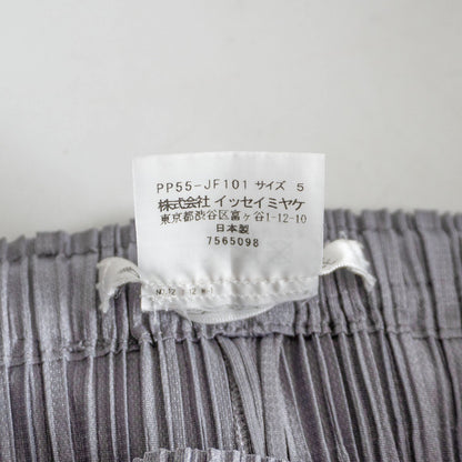 PLEATS PLEASE Pleated Pants Gray Size 5