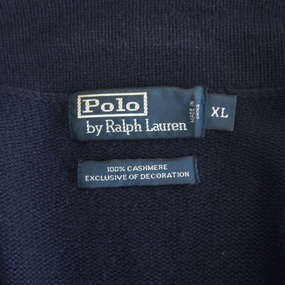 Polo Ralph Lauren 100% Cashmere Navy Blazer Tailored Jacket Size XL